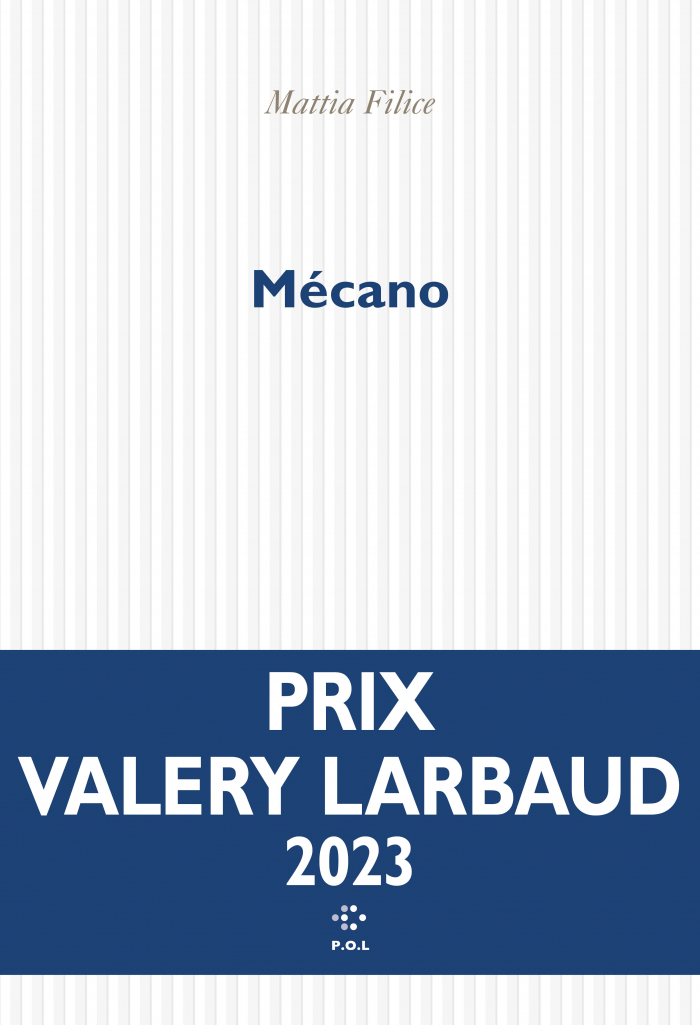 Mattia Filice, une locomotive dans la littérature parisienne avec Mécano  -  - Livres