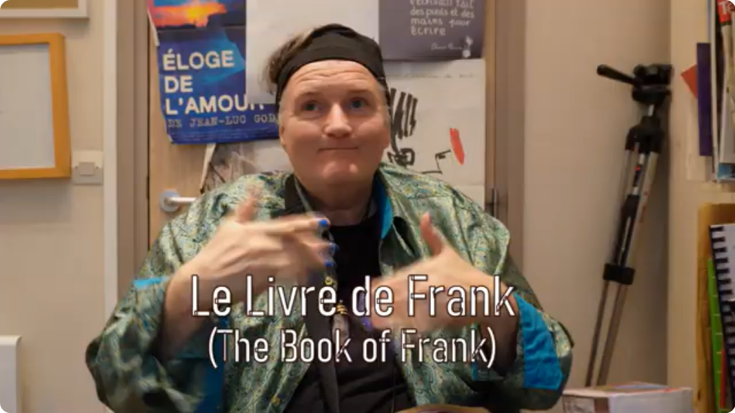  CAConrad,Le Livre de Frank (CAConrad Le Livre de Frank (The Book of Frank))